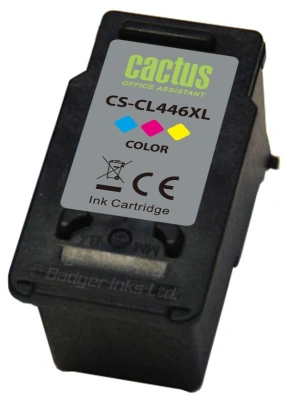 Картридж струйный Cactus CS-CL446XL CL-446XL многоцветный (300стр.) (16.5мл) для Canon PIXMA MG2440/2540/2940/iP2840 с чипом