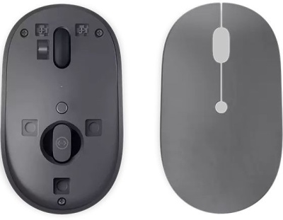 Мышь Lenovo Go серый оптическая 2400dpi беспров. USB-C для ноутбука 3but (GY51C21210)