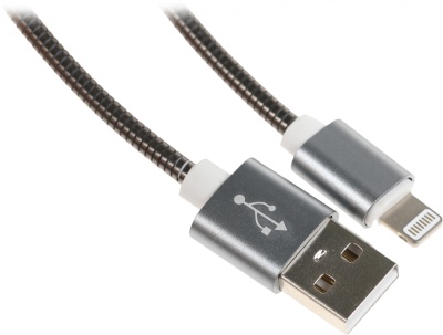 Кабель Premier 6-703M2 1.0BK USB (m)-Lightning (m) 1м черный пакет