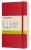 Блокнот Moleskine CLASSIC SOFT QP613F2 Pocket 90x140мм 192стр. нелинованный мягкая обложка красный