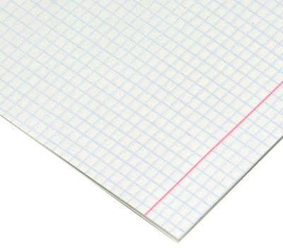 Тетрадь Silwerhof 721476-15 12л. клет. A5 203х164 Монохром мел.карт. вод.лак скрепка