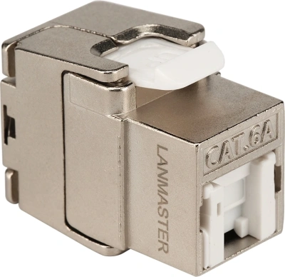 Модуль Lanmaster LAN-TK45S6A/180R информ. Keystone RJ45 кат.6A