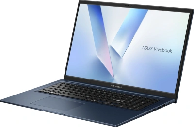 Ноутбук Asus Vivobook 17 X1704MA-AU039 Core 3 304 16Gb SSD512Gb Intel Graphics 17.3" IPS FHD (1920x1080) без ОС blue WiFi BT Cam (90NB17V2-M00CJ0)