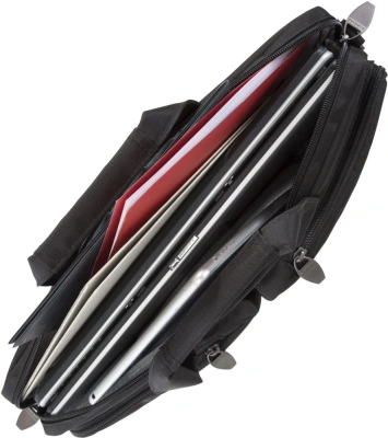 Сумка для ноутбука 16" Riva 8530 черный полиэстер (8530 BLACK)