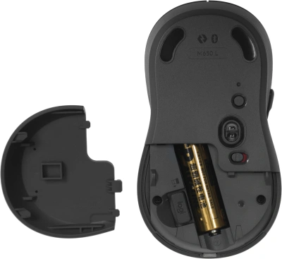 Мышь Logitech M650 Large графитовый оптическая 4000dpi silent беспров. BT/Radio USB 5but (910-006388)
