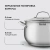 Кастрюля Rondell Calypso RDS-1672 5.8л. d=22см (с крышкой) стальной Кастрюля Rondell Calypso RDS-1672 5.8л. d=22см (с крышкой) стальной