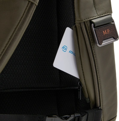 Рюкзак мужской Piquadro Urban CA7164UB00/VEGR хаки/серый натур.кожа