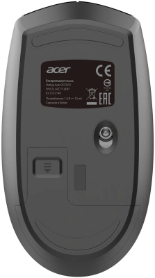 Клавиатура + мышь Acer OCC501 клав:черный мышь:черный USB Multimedia (ZL.ACC11.00H)