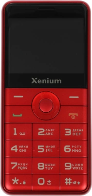 Мобильный телефон Xenium X700 красный моноблок 2Sim 2.31" 240x320 Nucleus 0.3Mpix GSM900/1800 MP3 FM microSD max32Gb