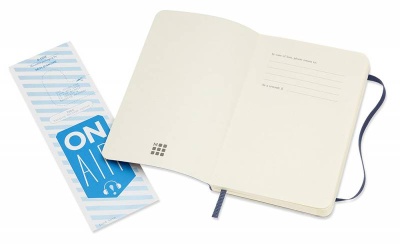 Блокнот Moleskine CLASSIC SOFT QP613B20 Pocket 90x140мм 192стр. нелинованный мягкая обложка синий сапфир