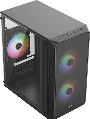 Корпус Formula Air Mesh G4 Plus AR черный без БП mATX 1xUSB2.0 1xUSB3.0 audio