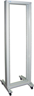 Стойка однорамная Lanmaster TWT-RACK1-42U 42U 600ммX600мм 150кг серый