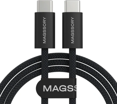 Кабель Magssory CBL002 USB Type-C (m)-USB Type-C (m) 1.5м черный коробка