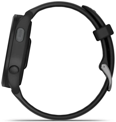 Смарт-часы Garmin Forerunner 165 30.4мм 1.2" AMOLED корп.черный рем.черный разм.брасл.:126-203мм (010-02863-20)