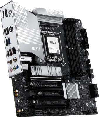 Материнская плата MSI PRO B860M-A WIFI6E Soc-1851 Intel B860 mATX AC`97 8ch(7.1) 5Gigabit RAID+HDMI+DP