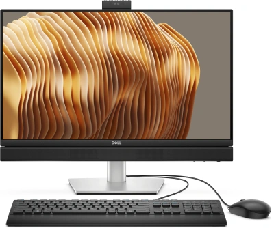 Моноблок Dell Pro 24 Plus QB24250 23.8" Full HD Core Ultra 7 265 (2.4) 32Gb SSD1Tb Graphics CR Windows 11 Pro GbitEth WiFi BT 240W клавиатура мышь Cam серебристый 1920x1080