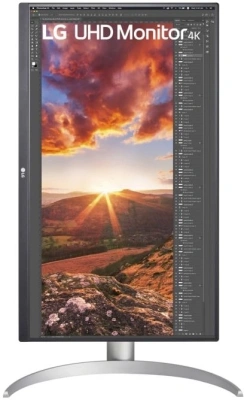 Монитор LG 27" UltraFine 27UP850K-W черный IPS LED 16:9 HDMI M/M матовая HAS 1200:1 400cd 178гр/178гр 3840x2160 60Hz FreeSync DP 4K USB 5.9кг