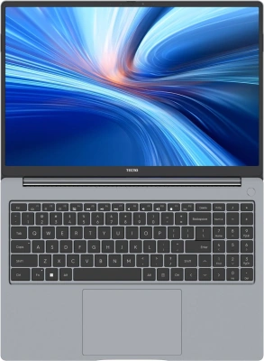 Ноутбук Tecno MegaBook T16RA Core i5 13420H 16Gb SSD1Tb Intel UHD Graphics 16" IPS FHD+ (1920x1200) Windows 11 Home 64 grey WiFi BT Cam 6510mAh (71005000729)