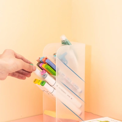 Подставка Deli 8932 5отд. сборный для письменных принадлежностей 205x59x92.5мм прозрачный полипропилен