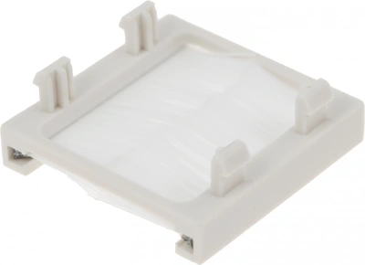 Щеточный ввод Lanmaster LAN-SIP-23BR-WH шир.45мм выс.45мм белый (упак.:1шт)