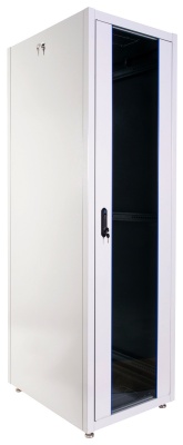 Шкаф коммутационный ЦМО (ШТК-Э-42.6.6-13АА) напольный 42U 600x600мм пер.дв.стекл металл 2 бок.пан. направл.под закл.гайки 710кг серый 515мм 77кг 180град. 1987мм IP20 сталь