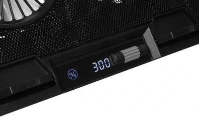 Подставка для ноутбука Digma D-NCP170-2x110 18" 400x288x45мм 52дБ 2xUSB 2x 110ммFAN 1100г Fan-control металл/пластик черный