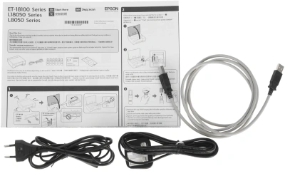 Принтер струйный Epson L18050 (C11CK38506/402/505/503/507/403) A3 WiFi черный