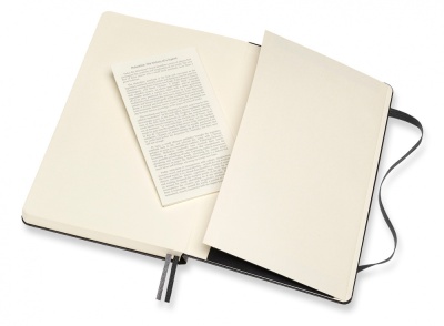 Блокнот Moleskine CLASSIC EXPENDED QP060EXP Large 130х210мм 400стр. линейка твердая обложка черный