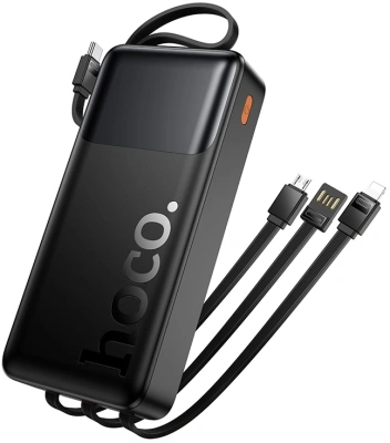 Мобильный аккумулятор Hoco J156A Founder 20000mAh QC3.0/PD3.0 22.5W 3A черный (62284)