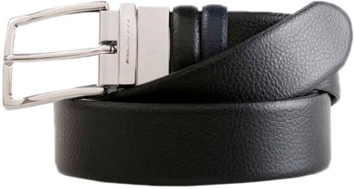 Ремень мужской Piquadro Modus CU4209MO/NBLU 125х3.5см черный/темно-синий натур.кожа