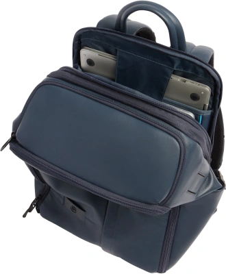 Рюкзак мужской Piquadro Russel CA7162W137/BLU синий натур.кожа