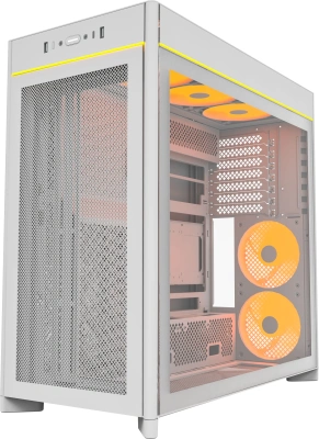 Корпус Montech HS01 Pro белый без БП ATX 6x120mm 2x140mm 2xUSB3.0 audio