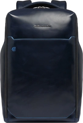 Рюкзак мужской Piquadro Blue Square CA6591B2/BLU2 темно-синий натур.кожа
