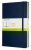 Блокнот Moleskine CLASSIC EXPENDED QP062EXPB20 Large 130х210мм 400стр. нелинованный твердая обложка синий сапфир