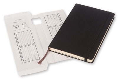 Блокнот Moleskine PROFESSIONAL PROPFNTB3HBK Large 130х210мм 240стр. линейка твердая обложка черный