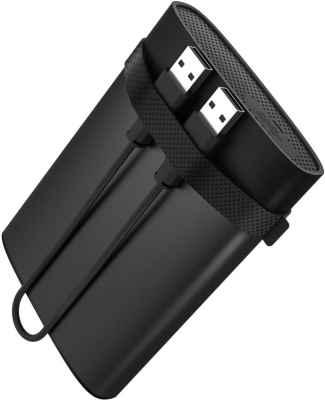 Жесткий диск Silicon Power USB3.0 1TB SP010TBPHD85BS3K A85B Armor (5400rpm) 2.5" черный