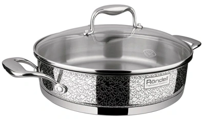 Сотейник Rondell Vintage RDS-353 2.9л. d=26см (с крышкой) стальной