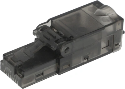 Коннектор Suprlan (10-0239-1) UTP кат.6A RJ45 с защитным колпачком прозрачный