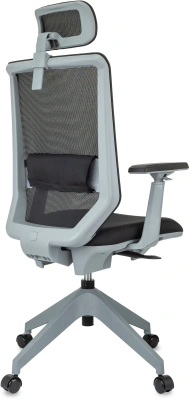 Кресло эргономичное Бюрократ MC-G611NL-H черный Elastic-102 с подголов. крестов.4-луч. пластик пластик серый