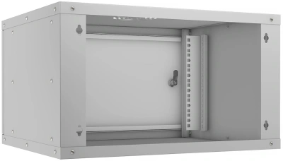 Шкаф коммутационный Cabeus (WSC-05D-6U55/45M) настенный 6U 550x450мм пер.дв.металл 30кг серый 390мм 11кг 220град. 320мм IP20 сталь