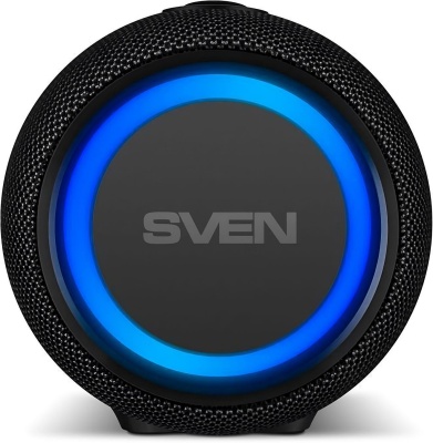 Колонка порт. Sven PS-340 черный 24W 2.0 BT/3.5Jack/USB 10м 3600mAh (SV-021283)