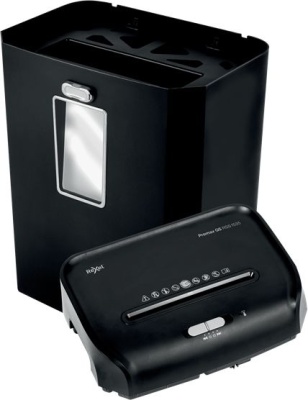 Шредер Rexel Promax QS 15/35 S EU черный (секр.Р-2) ленты 15лист. 35лтр. скрепки скобы пл.карты