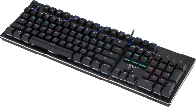Клавиатура Acer OKW127 механическая черный USB Multimedia for gamer LED (ZL.KBDEE.00H) кабель 1.8м