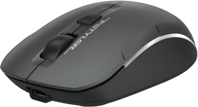 Мышь A4Tech Fstyler FB26CS Air2 серый/черный оптическая 2000dpi silent беспров. BT/Radio USB для ноутбука 4but (FB26CS AIR2 SMOKY GREY)