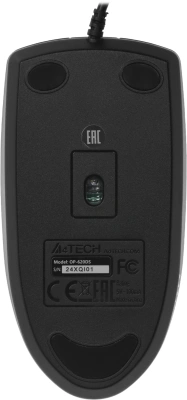 Мышь A4Tech OP-620DS черный оптическая 1200dpi silent USB 3but