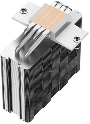 Устройство охлаждения(кулер) Deepcool AG400 LED RGB Soc-AM5/AM4/1200/1700/1851 серебристый/черный 4-pin 18-32dB Al+Cu 220W 614gr Ret (R-AG400-BKLNMC-G-1)