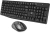 Клавиатура + мышь Оклик S260W клав:черный мышь:черный USB беспроводная Multimedia (2066170)
