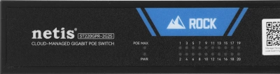 Коммутатор Netis ST220GPR-2G2S (L2) 18x1Гбит/с 2SFP 16PoE 225W настраиваемый
