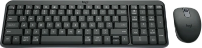 Клавиатура + мышь Logitech MK250 Compact MR0114 клав:графитовый мышь:графитовый USB беспроводная BT Multimedia (920-013853)
