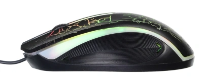 Мышь Оклик 395M SHADOW черный оптическая 1500dpi USB для ноутбука 3but (1102286)